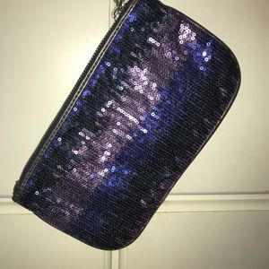 💜Purple Sequin Wristlet